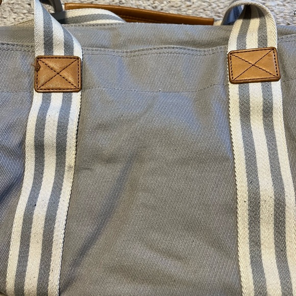 Pottery Barn Gray and Tan Diaper Bag - Picture 6 of 10